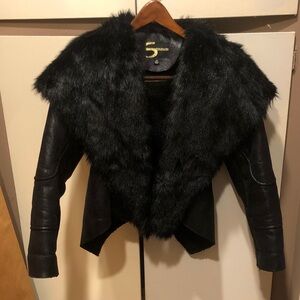 Serena Williams Black Teddy Jacket